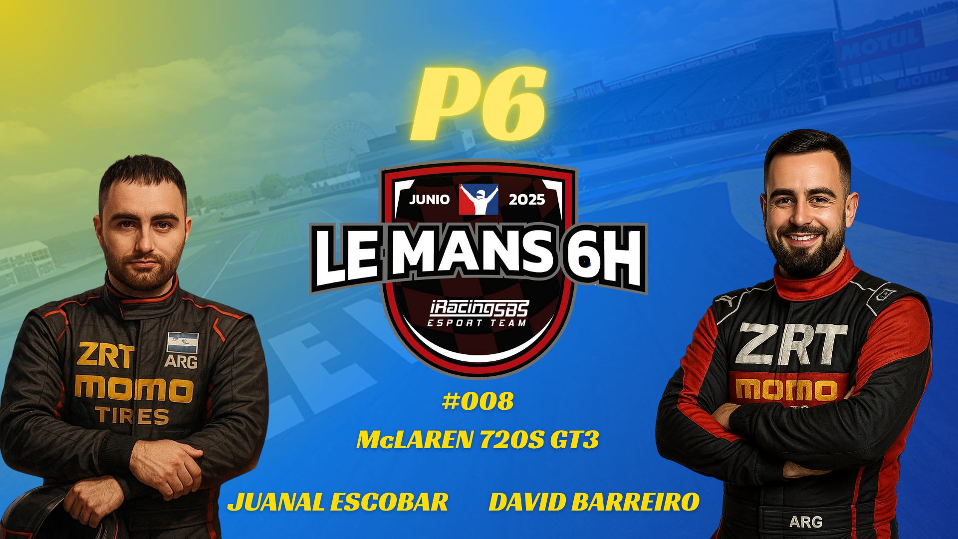 Imagen de iRacingSBS Le Mans 6h #032