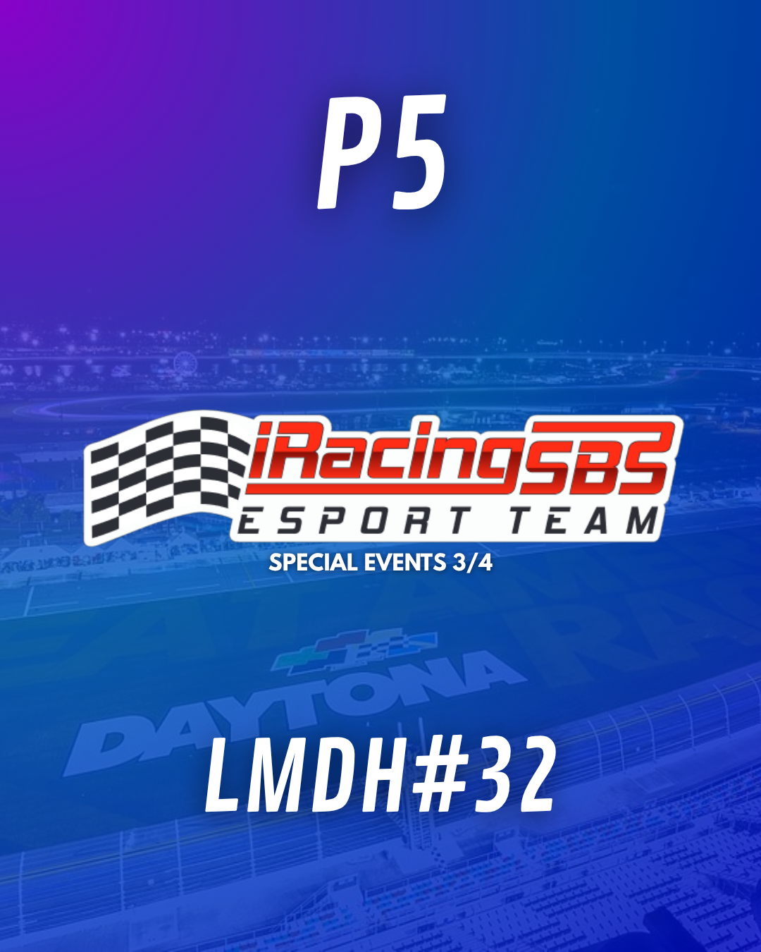 Portada del evento iRacingSBS Dayotna #32